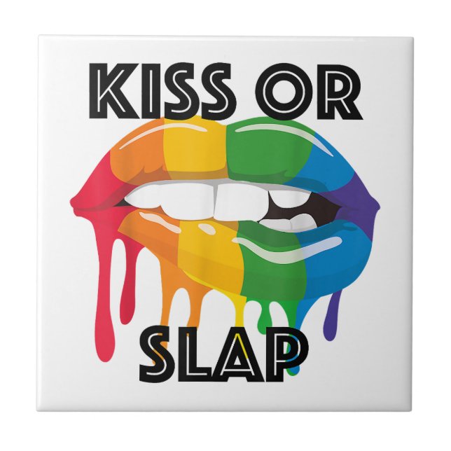 KISS OR SLAP TILE (Front)