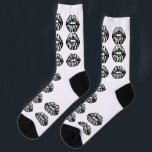 Kiss Pattern Crew Socks –  Lips Design for Women<br><div class="desc">These stylish crew-length socks feature a playful red lips pattern—perfect for lovers of bold statement accessories. Soft,  durable,  and machine-washable,  they’re designed to bring a touch of fun to your everyday looks. Ideal for both men and women.</div>