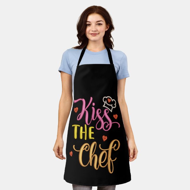 Kiss the Chef Apron (Worn)