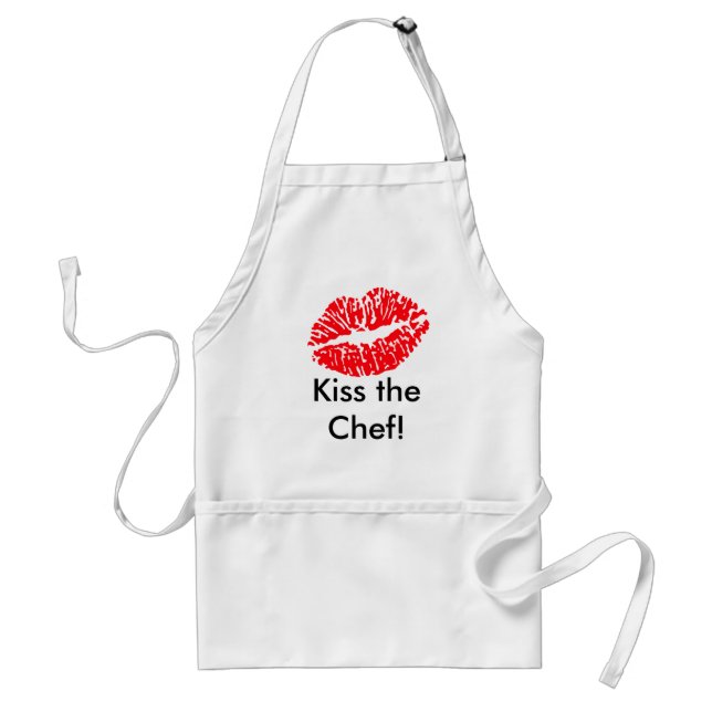 Kiss the chef apron! standard apron (Front)