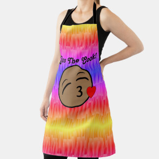 Kiss The Cook All-Over Print Apron