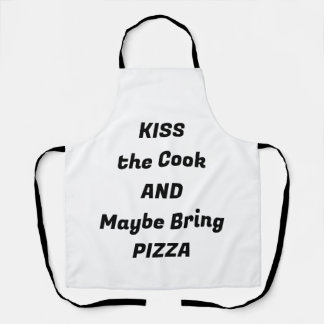 Kiss the Cook… and Maybe Bring Pizza – Funny Apron