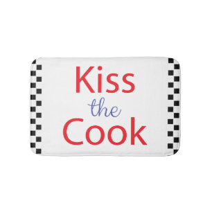 Kiss The Cook Bath Mat
