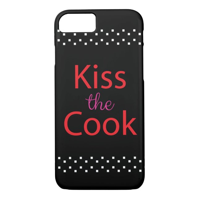 Kiss The Cook Case-Mate iPhone Case (Back)