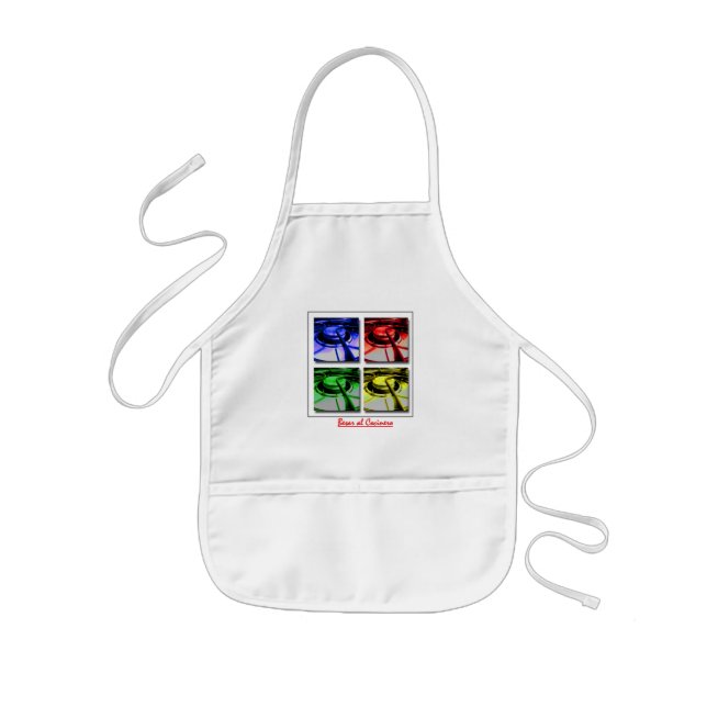 Kiss the Cook Espanol Apron (Front)