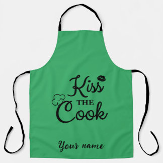 Kiss the Cook funny Apron