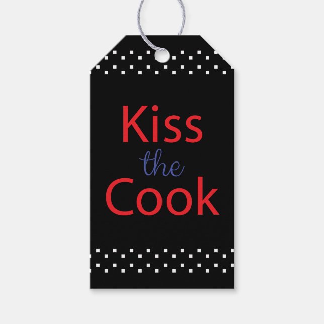 Kiss The Cook Gift Tags (Front)