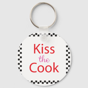 Kiss The Cook Keychain