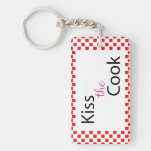 Kiss The Cook Keychain