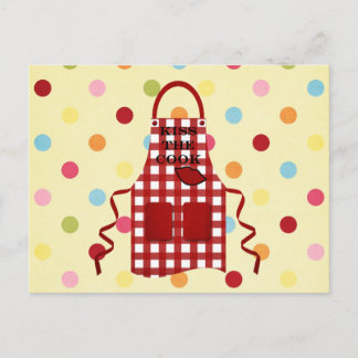 Kiss The Cook Postcard