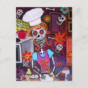 KISS THE COOK POSTCARD