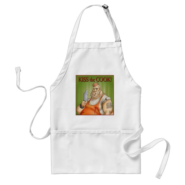 Kiss the Cook Standard Apron (Front)