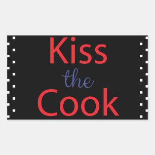 Kiss The Cook Sticker