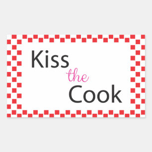 Kiss The Cook Sticker