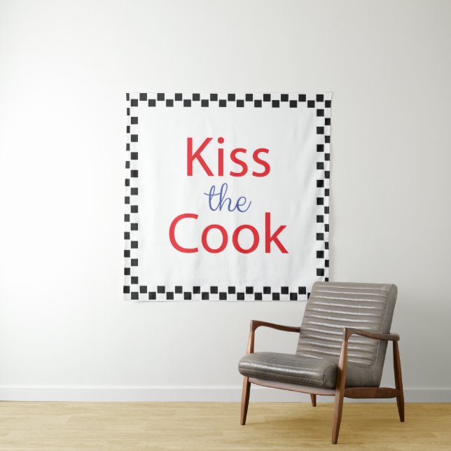 Kiss The Cook Tapestry (In Situ)