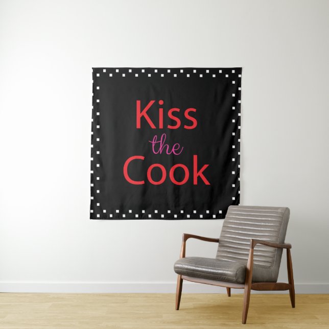 Kiss The Cook Tapestry (In Situ)