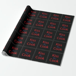 Kiss The Cook Wrapping Paper