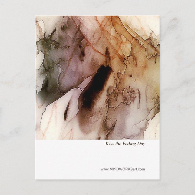 Kiss the Fading Day Postcard (Front)