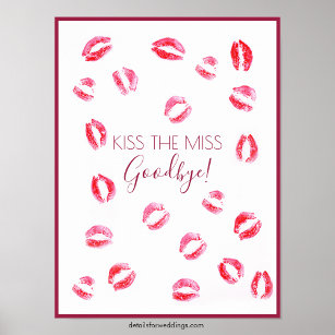 Kiss the Miss Game   Paper Poster
