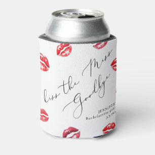 Kiss the Miss Goodbye Bachelorette party Can Cooler