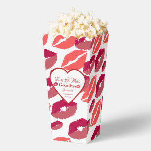 Kiss the misss goodbye valentine bridal shower favor box