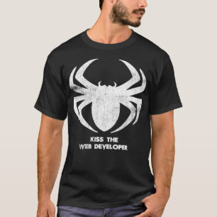 Kiss The Web Developer (Geek Halloween Costume for T-Shirt