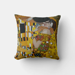 Kiss Tile Look Throw Pillow