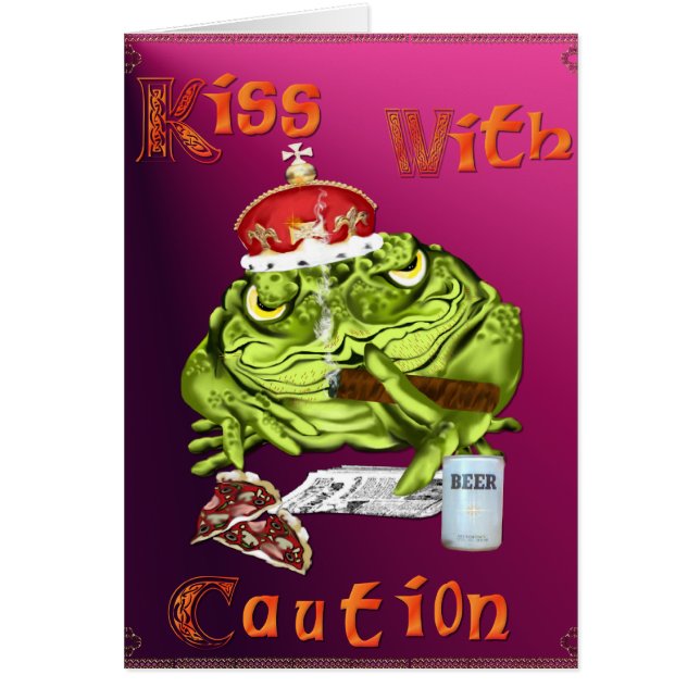 Kiss With Caution Card (Front)