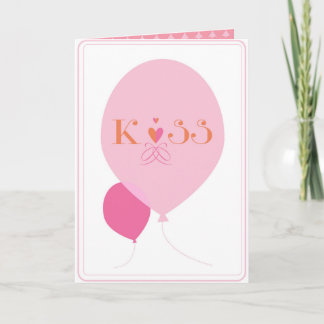 Kiss You Holiday Card