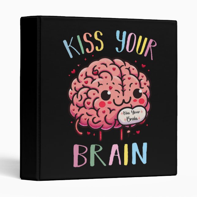 Kiss Your Brain Teacher Binder (Front/Spine)