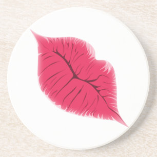 Kissable Lips Coasters: Coaster