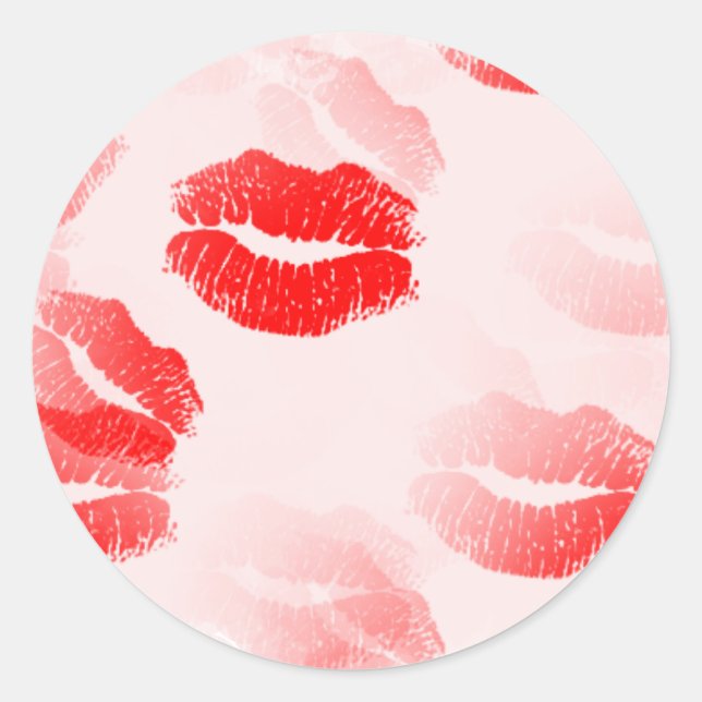 Kissable Lips Sticker (Front)