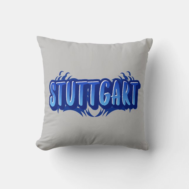 Kissen mit Aufdruck Stuttgart Throw Pillow (Front)