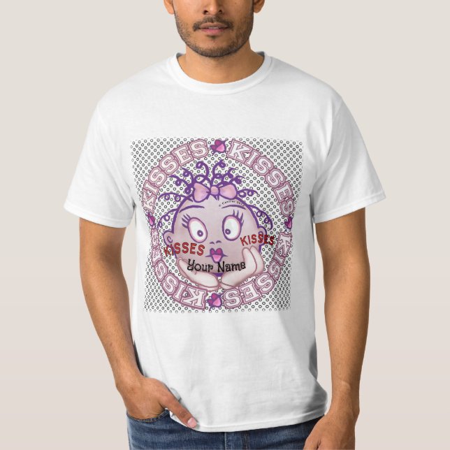 Kisses Face t-shirt (Front)