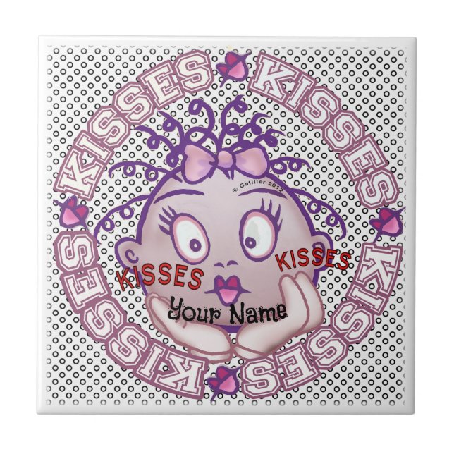 Kisses Face Tile (Front)