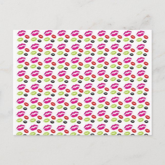 kisses postcard (Front)