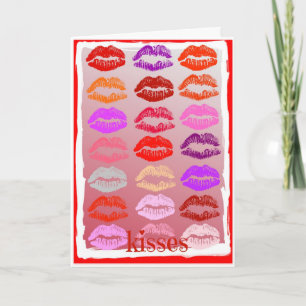 Kisses - Valentine Card