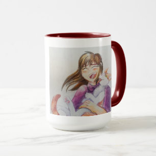 Kisses with Carrot mug