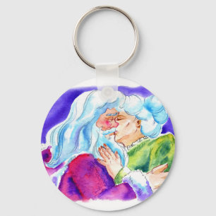 Kissin' Clauses Keychain
