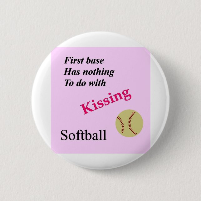 Kissing 33 2 inch round button (Front)