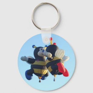 Kissing Bees Keychain