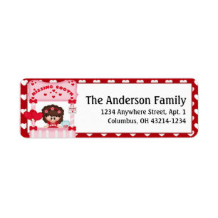 Kissing Booth Valentine's Day Address Labels