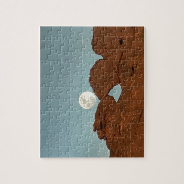 Kissing Camels Under Moon Jigsaw Puzzle (Vertical)