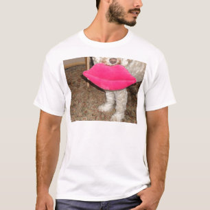 Kissing Cockapoo Dog with Lips T-Shirt