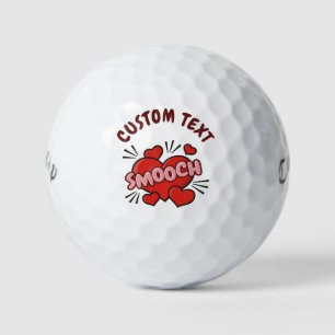 Kissing Comic Sound Effect Golf Balls