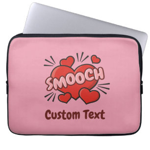 Kissing Comic Sound Effect Laptop Sleeve
