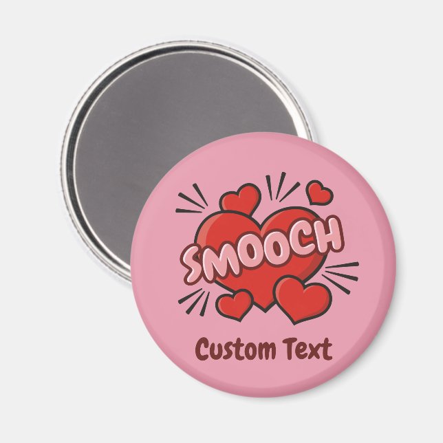 Kissing Comic Sound Effect Magnet (Front/Back)