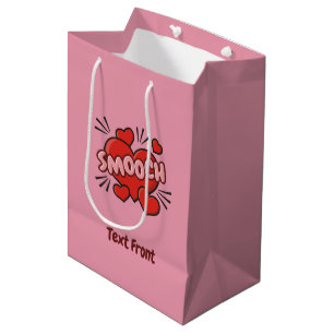 Kissing Comic Sound Effect Medium Gift Bag