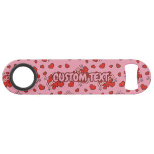 Kissing Comic Sound Effect Pattern Bar Key
