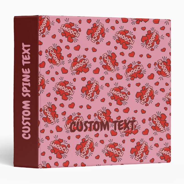 Kissing Comic Sound Effect Pattern Binder (Front/Spine)
